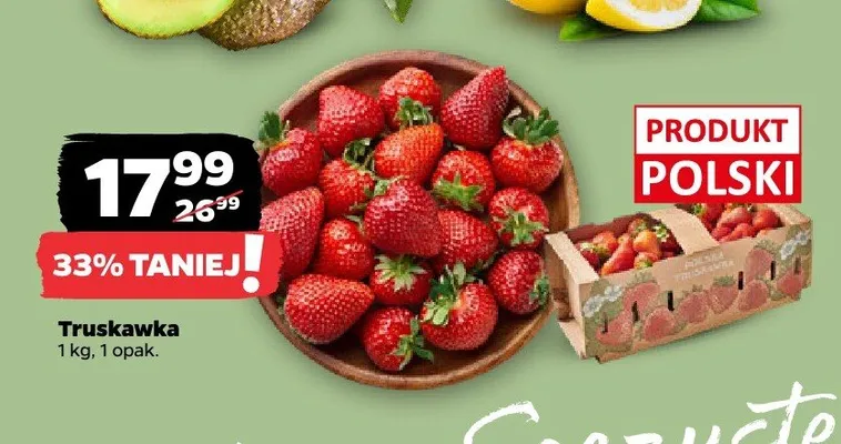 Truskawka polska promocja w Netto