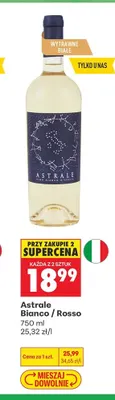 Wino białe Astrale Bianco promocja w Biedronka