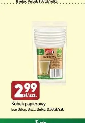 Kubek papierowy Eco Oskar promocja w Avita