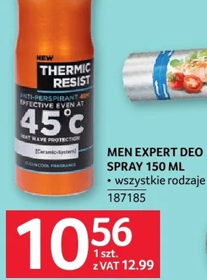 Deo spray MEN EXPERT 150 ml promocja w Selgros