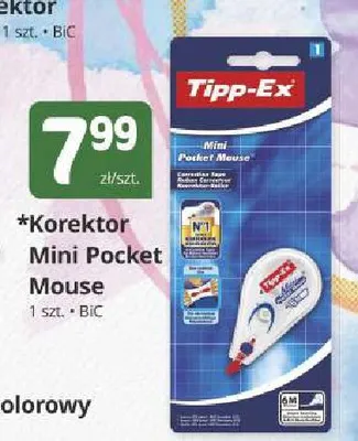 Korektor Mini Pocket Mouse BIC promocja w Marketvita