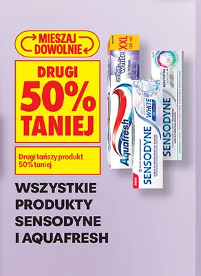 Pasta do zębów Aquafresh Active White XXL promocja w Biedronka