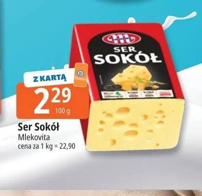 Ser Sokół Mlekovita promocja w Leclerc