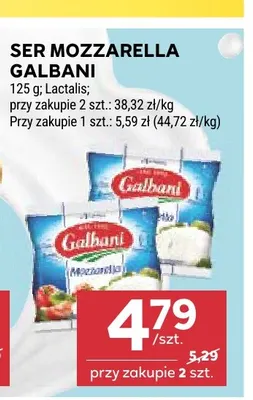 Ser mozzarella Galbani promocja w Stokrotka
