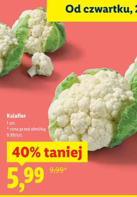 Kalafior promocja w Lidl