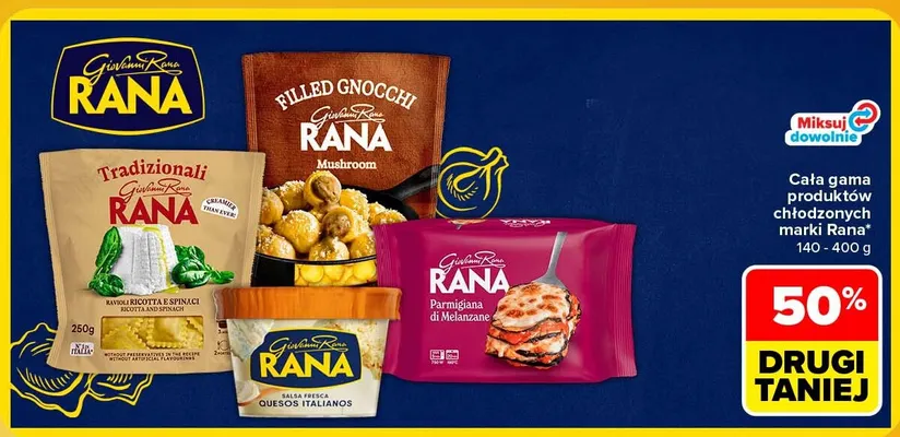 Sos Quesos Italianos Salsa Fresca Giovanni Rana promocja w Carrefour