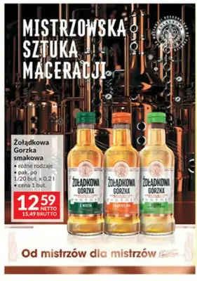 Wódka Żołądkowa Gorzka z miętą promocja w Makro