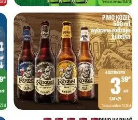 Piwo Kozel promocja w Tomi Markt