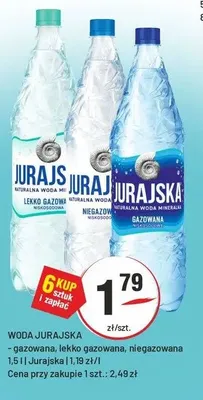 Woda Jurajska niegazowana promocja w Sedal