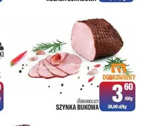Szynka bukowa Dobrowolscy promocja w Tomi Markt