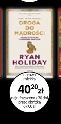 Książka Droga do mądrości Ryan Holiday promocja w Empik