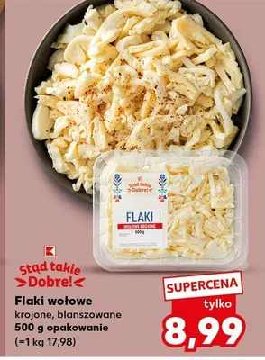 Flaki wołowe krojone, blanszowane promocja w Kaufland