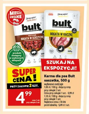 Karma dla psa Bult bogata w kaczkę promocja w Twój Market