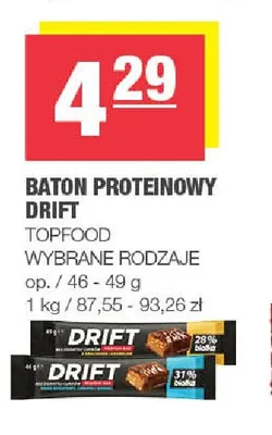 Baton proteinowy Drift promocja w SPAR