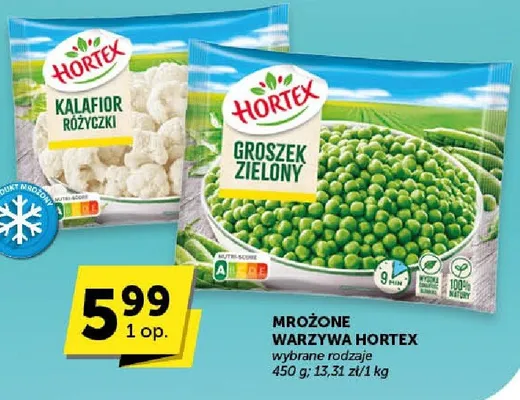 Mrożone warzywa kalafior różyczki promocja w ABC