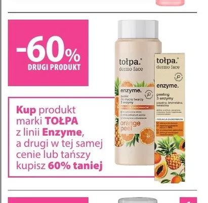 Produkty z linii Enzyme TOŁPA promocja w Hebe