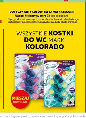 Kostka do WC Kolorado Hyper Colour promocja w Kaufland