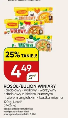 Kostka mięsna Winiary promocja w Chata Polska