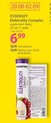 Suplement diety Essensey Elektrolity Complex promocja w Hebe