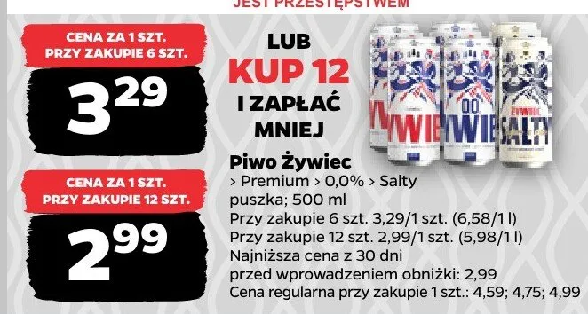 Piwo Żywiec promocja w Netto