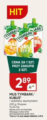 Mus Tymbark/Kubuś promocja w Chata Polska