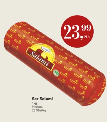 Ser Salami Mlekpol promocja w Market Point