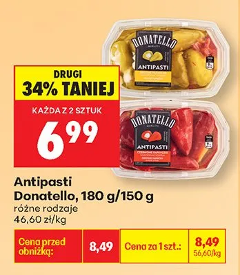 Antipasti Donatello promocja w Biedronka