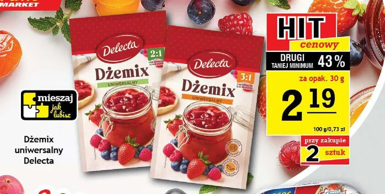 Dżemix uniwersalny Delecta promocja w Gram Market