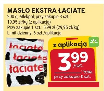 Masło ekstra łaciate promocja w Stokrotka