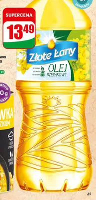 Olej rzepakowy Złote Łany promocja w Dino
