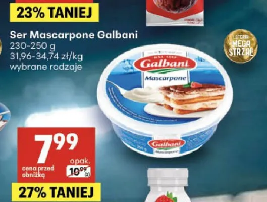 Ser Mascarpone Galbani promocja w Delikatesy Centrum