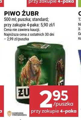 Piwo Żubr promocja w Stokrotka