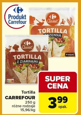 Tortilla pszenna promocja w Carrefour Market