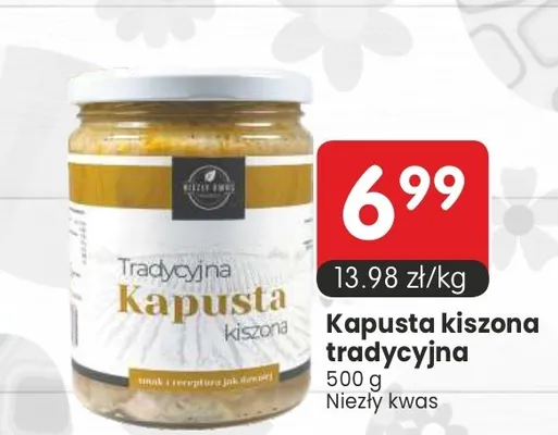Kapusta kiszona tradycyjna promocja w Market Point