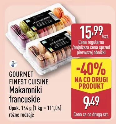 Makaroniki francuskie promocja w Aldi