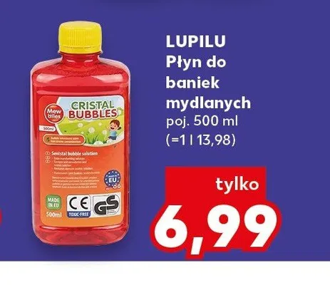 Płyn do baniek mydlanych Lupilu promocja w Kaufland