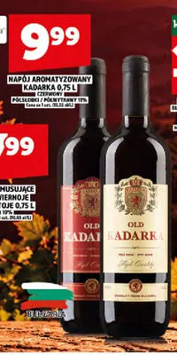Wino czerwone Napój aromatyzowany Kadarka czerwony półwytrawny Old promocja w TOPAZ