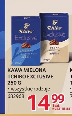 Kawa mielona Tchibo Exclusive Original promocja w Selgros