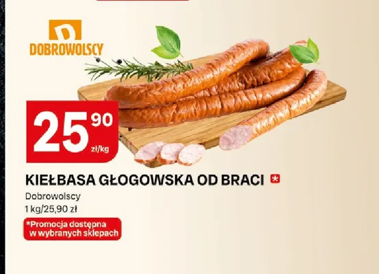 Kiełbasa głogowska od braci Dobrowolscy promocja w Chorten