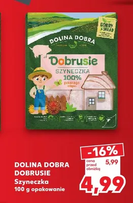 Szyneczka Dolina Dobra Dobrusie promocja w Kaufland