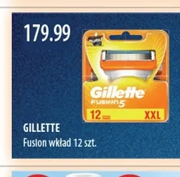 Wkład do maszynek Fusion Gillette promocja w Drogerie Laboo