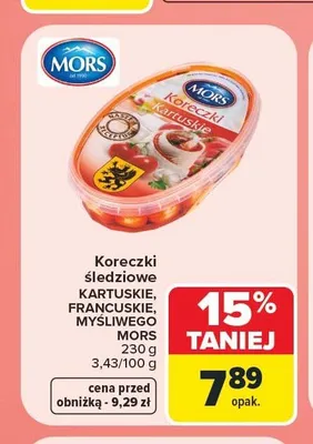 Koreczki śledziowe Myśliwskie MORS promocja w Carrefour