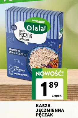 Kasza jęczmienna pęczak O La La! promocja w Intermarche
