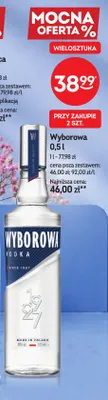 Wódka Wyborowa promocja w Żabka