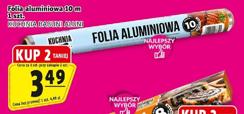 Folia aluminiowa promocja w Prim Market