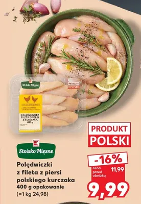 Polędwiczki z fileta z piersi kurczaka Stoisko Mięsne promocja w Kaufland