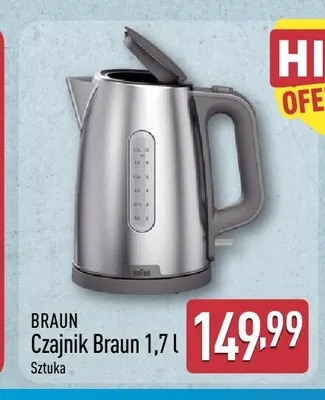 Czajnik Braun 1,7 l promocja w Aldi