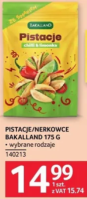 Pistacje/nerkowce BAKALLAND 175 g promocja w Selgros
