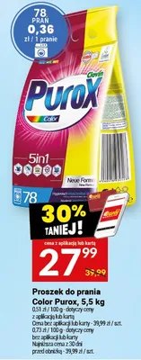 Proszek do prania Color 5in1 promocja w Twój Market