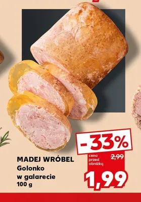 Golonko w galarecie Madej Wróbel promocja w Kaufland